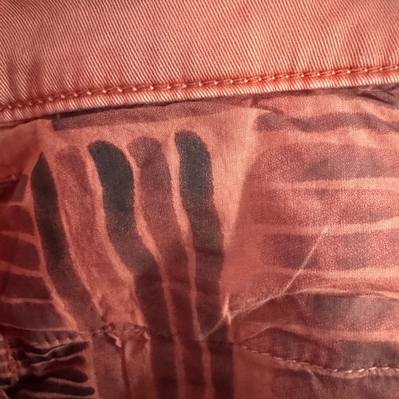 Anthropologie Pants Women’s Size 30 Pink Chino Straight Flat Front Side Stripe - Picture 9 of 11